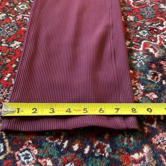 Athleta x Alicia Keys Maroon Red Goddess Bodysuit - Picture 14 of 15